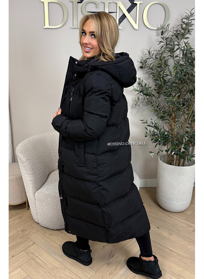 BLACK - 'ZOEY V2 COAT' - PREMIUM QUALITY WINTER COAT