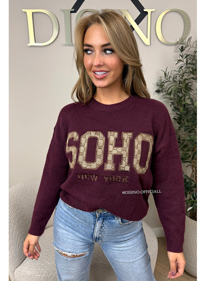 PLUM - 'SOHO KNIT' - SOFT DESIGNER INSPIRED KNITTED SWEATER