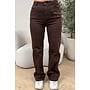 CHOCO - 'MANHATTAN' - SUPER STRETCH HIGH WAIST WIDE LEG JEANS