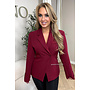 BORDEAUX - 'DIAMONDS VIVIENNE BLAZER' - PREMIUM QUALITY ASYMMETRIC BLAZER