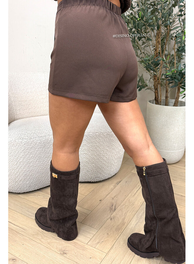 CHOCO - 'ELISA SKORT' - CLASSY HIGH WAIST SKORT