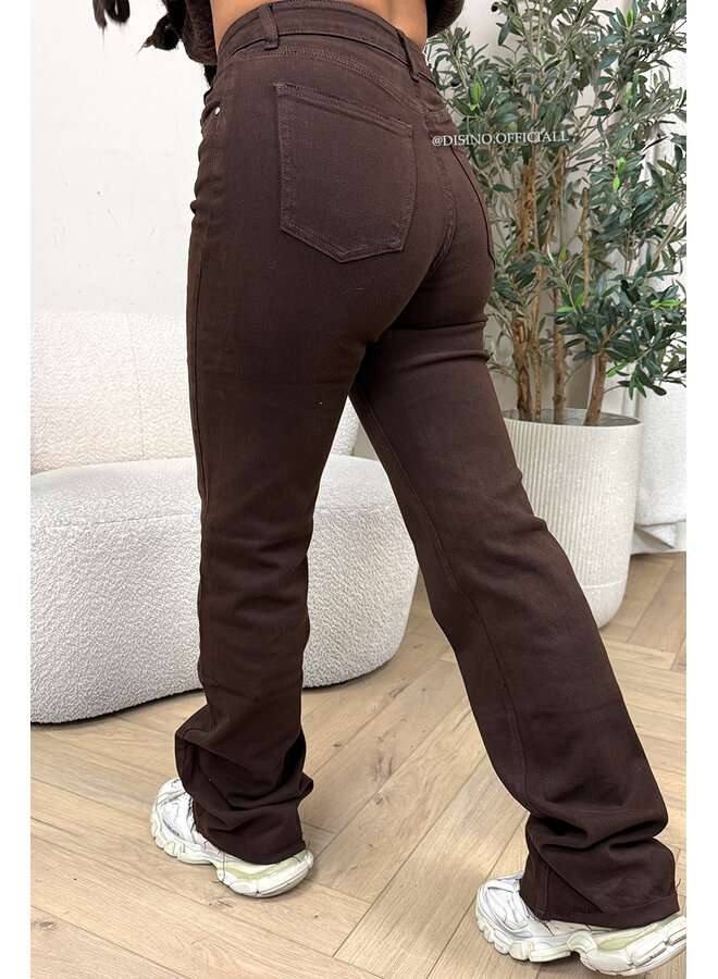 CHOCO - 'BEVERLY' - EXTRA LONG SUPER STRETCH STRAIGHT LEG JEANS