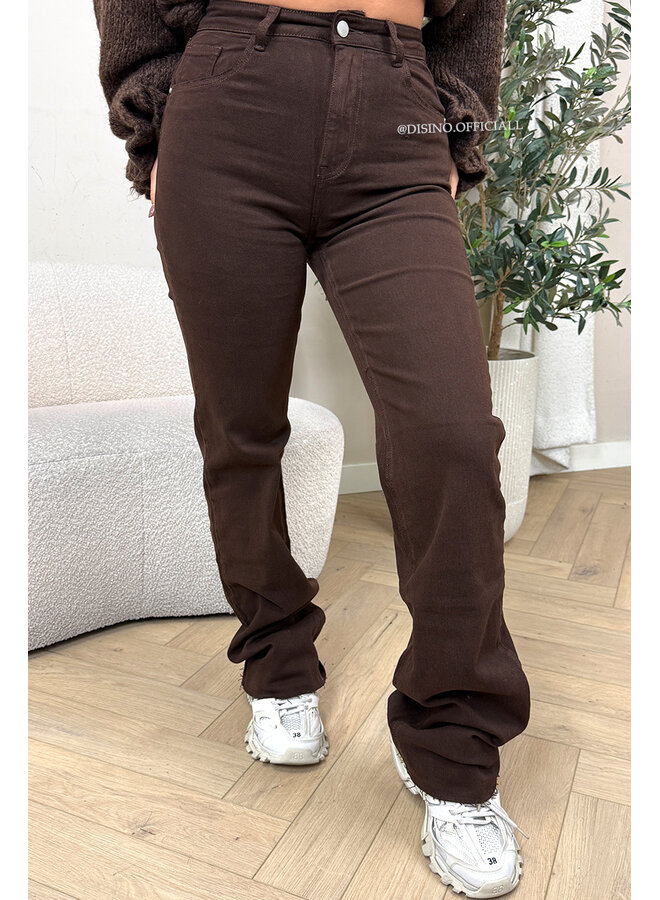 CHOCO - 'BEVERLY' - EXTRA LONG SUPER STRETCH STRAIGHT LEG JEANS