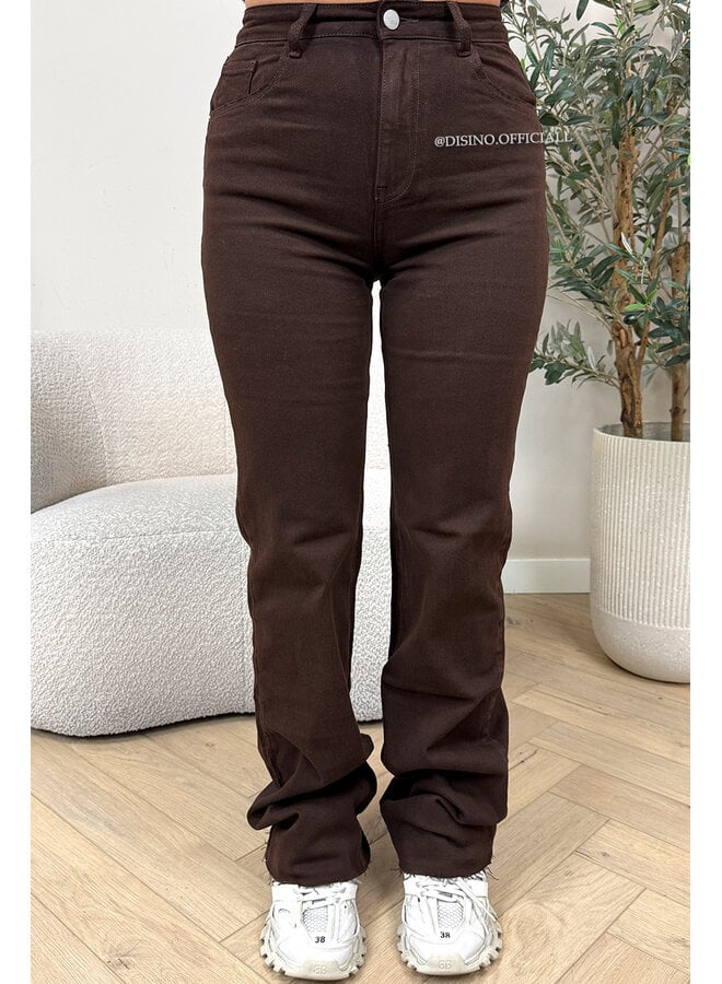 CHOCO - 'BEVERLY' - EXTRA LONG SUPER STRETCH STRAIGHT LEG JEANS