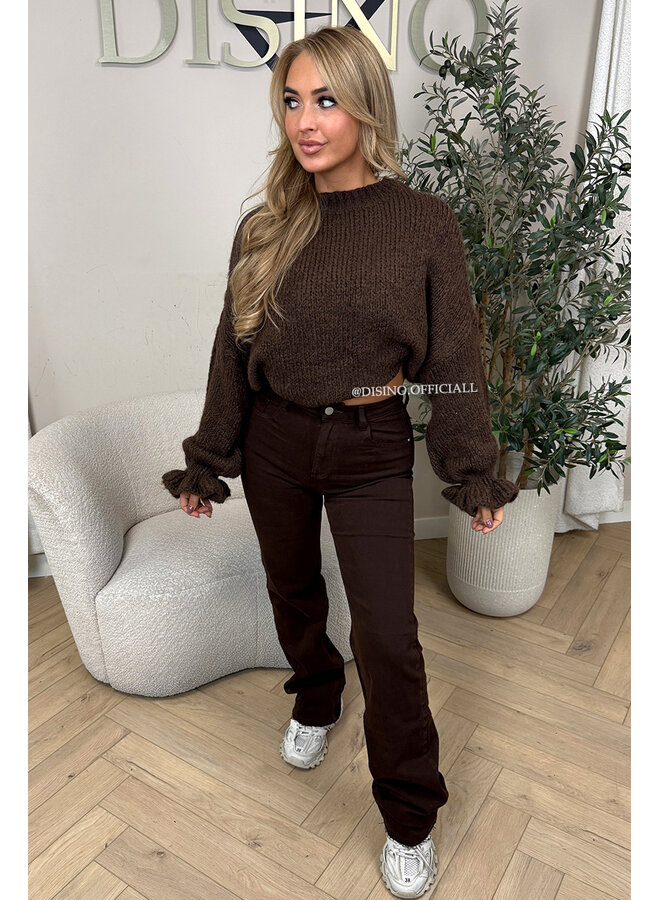 CHOCO - 'BEVERLY' - EXTRA LONG SUPER STRETCH STRAIGHT LEG JEANS