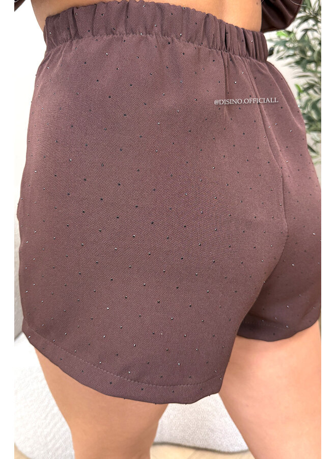 CHOCO - 'MACEY SKORT' - DIAMONDS ALL OVER SKORT