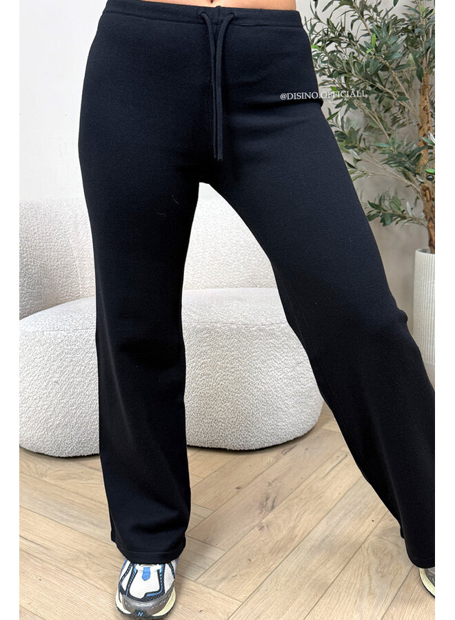 BLACK - 'JANINE PANTS' - PREMIUM QUALITY COMFY PANTS