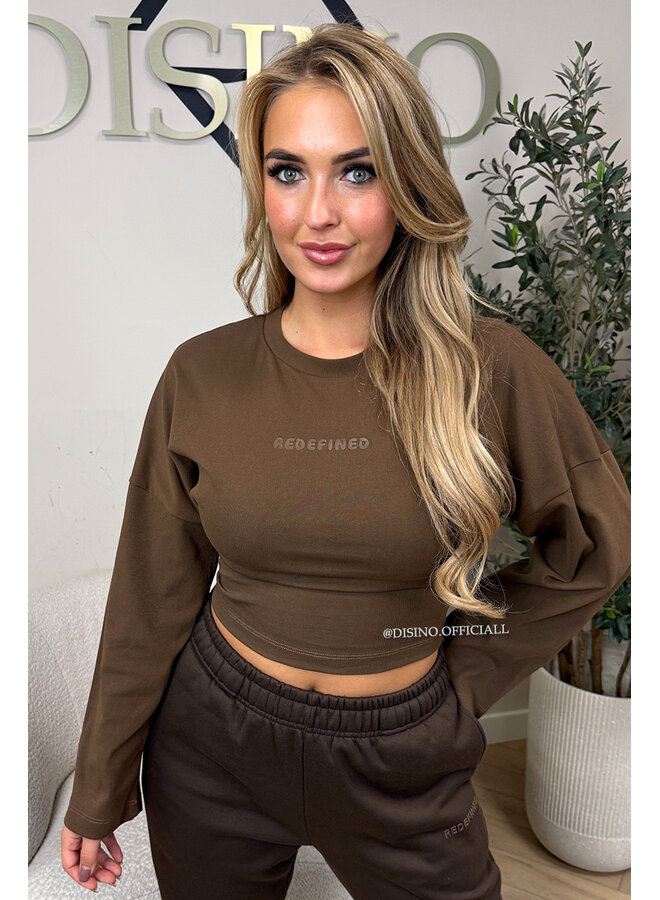 CHOCO - 'SNATCHED LONGSLEEVE' - PREMIUM QUALITY REDEFINED LONGSLEEVE TOP