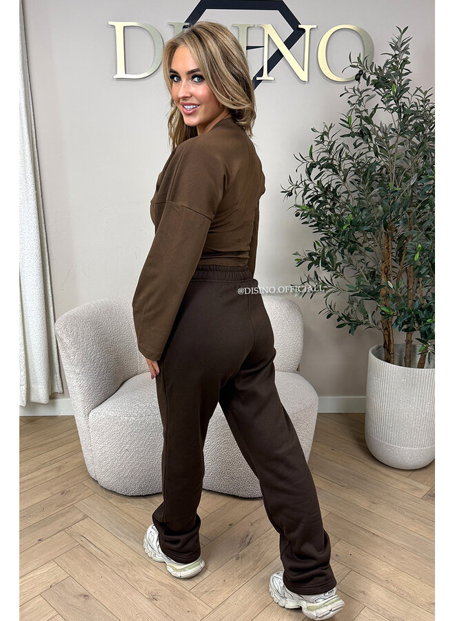 CHOCO - 'REDEFINED JOGGER' - EXTRA LONG STRAIGHT LEG JOGGER PANTS