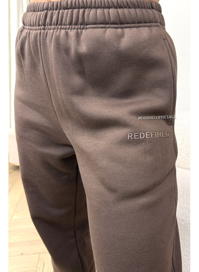 CHOCO - 'REDEFINED JOGGER' - EXTRA LONG STRAIGHT LEG JOGGER PANTS