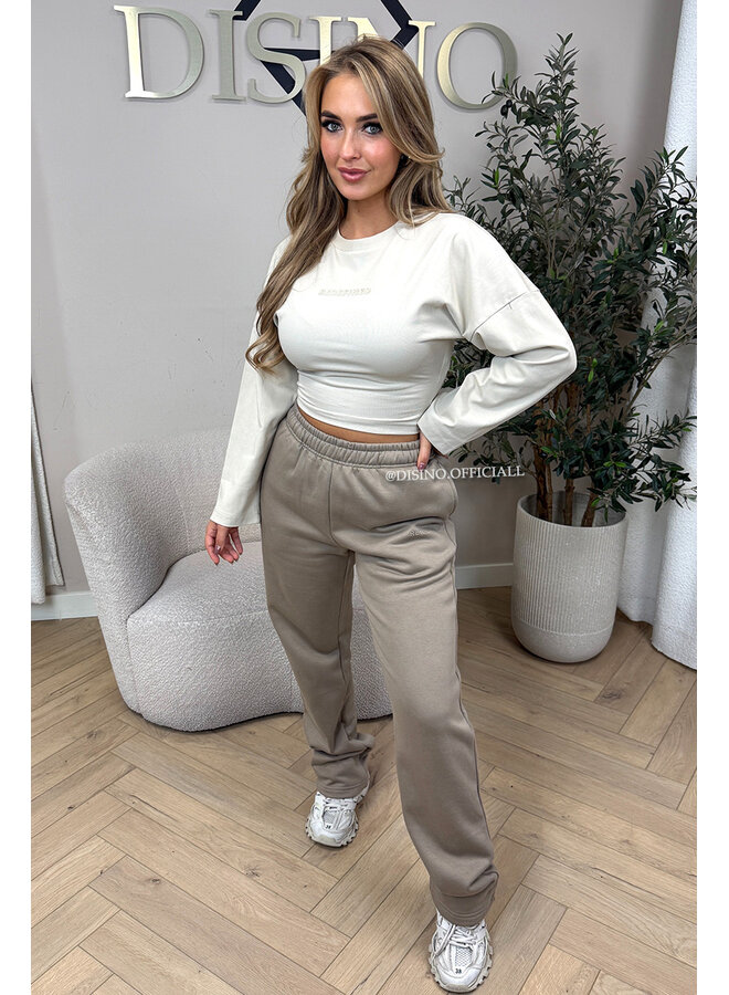 BEIGE - 'SNATCHED LONGSLEEVE' - PREMIUM QUALITY REDEFINED LONGSLEEVE TOP