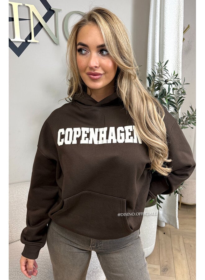 CHOCO - 'COPENHAGEN HOODIE' - PREMIUM QUALITY FLEECE INSIDE HOODIE