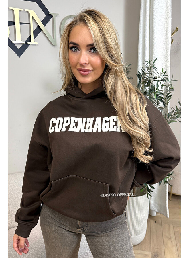 CHOCO - 'COPENHAGEN HOODIE' - PREMIUM QUALITY FLEECE INSIDE HOODIE