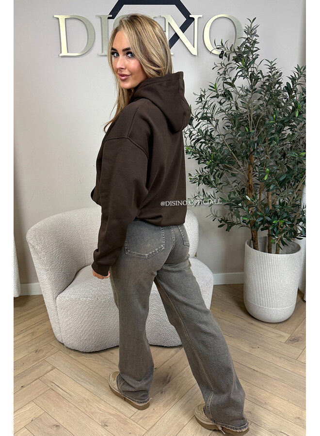 CHOCO - 'COPENHAGEN HOODIE' - PREMIUM QUALITY FLEECE INSIDE HOODIE