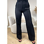 BLACK - 'KIANA PANTS' - PERFECT FIT HIGH WAIST STRAIGHT PANTALON