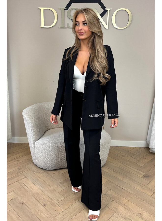 BLACK - 'KIANA BLAZER' - PREMIUM QUALITY OVERSIZED BLAZER