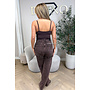 CHOCO - 'MELBOURNE RHINESTONE' - STRETCH VIRAL RIPPED BACK STRAIGHT LEG JEANS