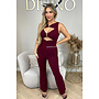 BORDEAUX - 'KHLOE JUMPSUIT' - VIRAL INSPIRED JUMPSUIT