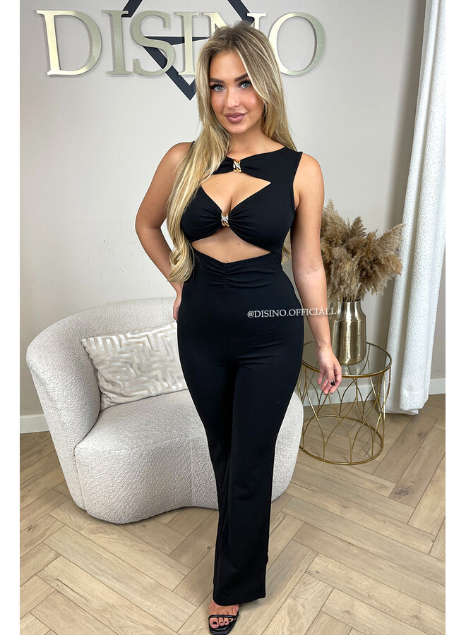 BLACK - 'KHLOE JUMPSUIT' - VIRAL INSPIRED JUMPSUIT