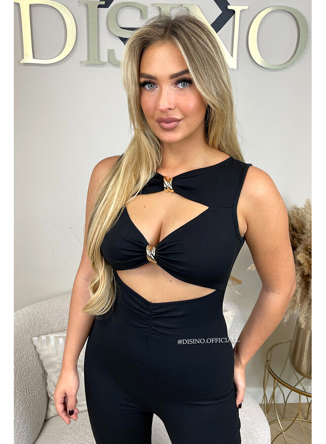 BLACK - 'KHLOE JUMPSUIT' - VIRAL INSPIRED JUMPSUIT