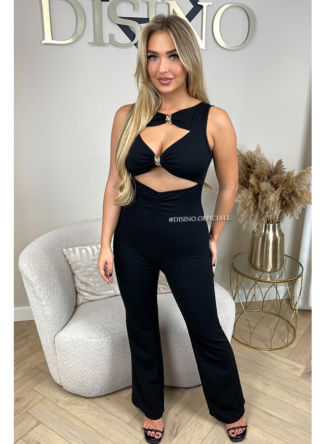 BLACK - 'KHLOE JUMPSUIT' - VIRAL INSPIRED JUMPSUIT