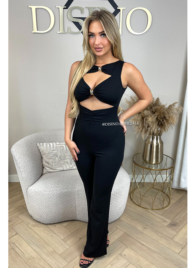 BLACK - 'KHLOE JUMPSUIT' - VIRAL INSPIRED JUMPSUIT