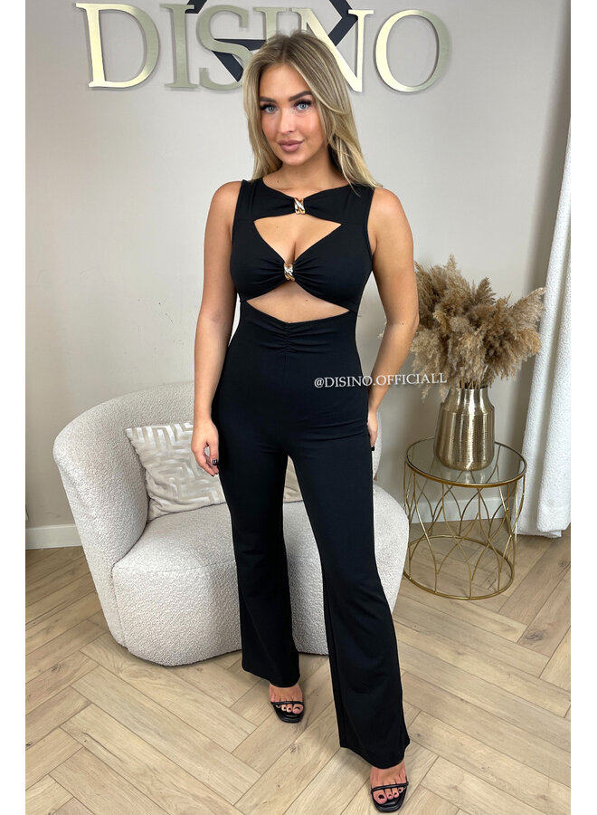 BLACK - 'KHLOE JUMPSUIT' - VIRAL INSPIRED JUMPSUIT