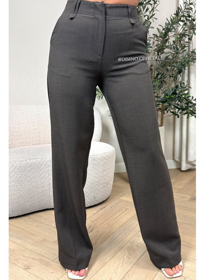 CHOCO - 'ELOISA PANTS' - VIRAL STRETCH PANTALON
