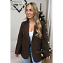 CHOCO - 'DIAMONDS ALL OVER BLAZER' - RHINESTONE OVERSIZED BLAZER
