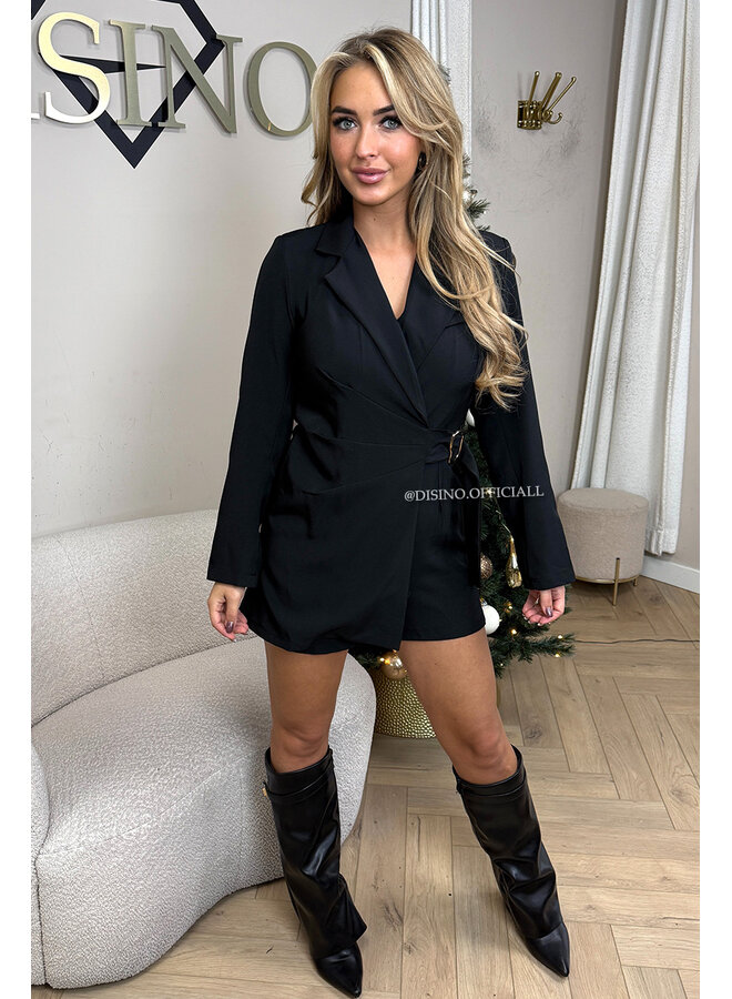 BLACK - 'MARILOU PLAYSUIT' - CLASSY PLAYSUIT