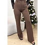 CHOCO - 'KIANA PANTS' - PERFECT FIT HIGH WAIST STRAIGHT PANTALON