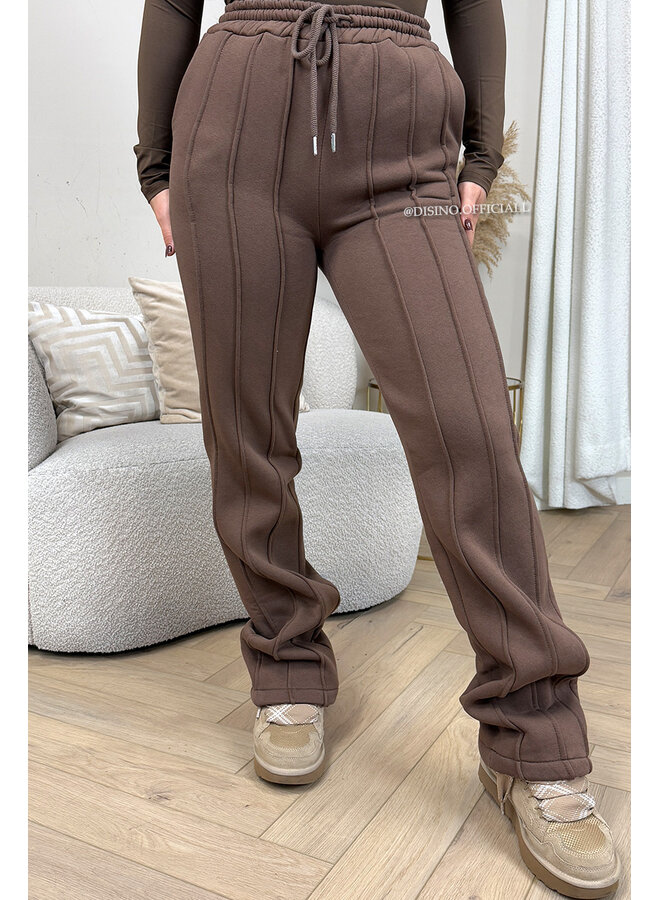 CHOCO - 'KENDALL JOGGER' - PREMIUM QUALITY INSPIRED STRIPED JOGGER