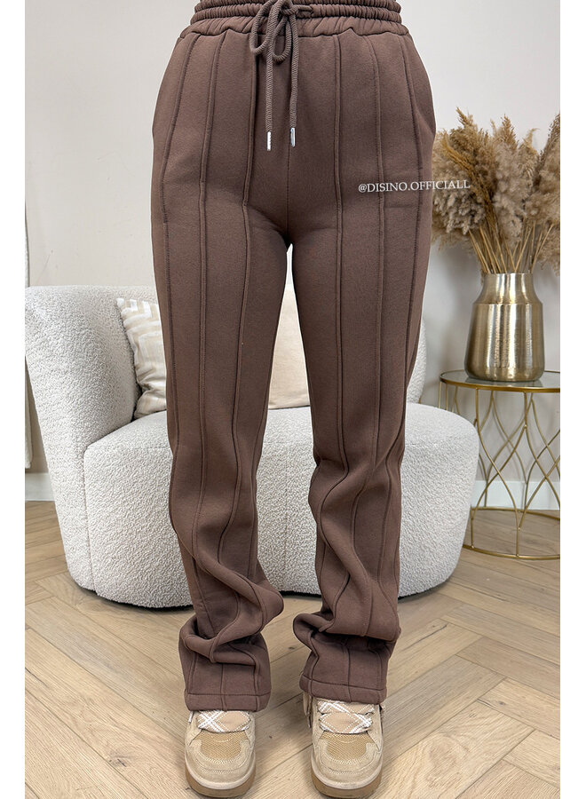 CHOCO - 'KENDALL JOGGER' - PREMIUM QUALITY INSPIRED STRIPED JOGGER