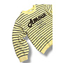 YELLOW - 'STRIPED AMOUR KNIT' - STRIPED OVERSIZED KNIT