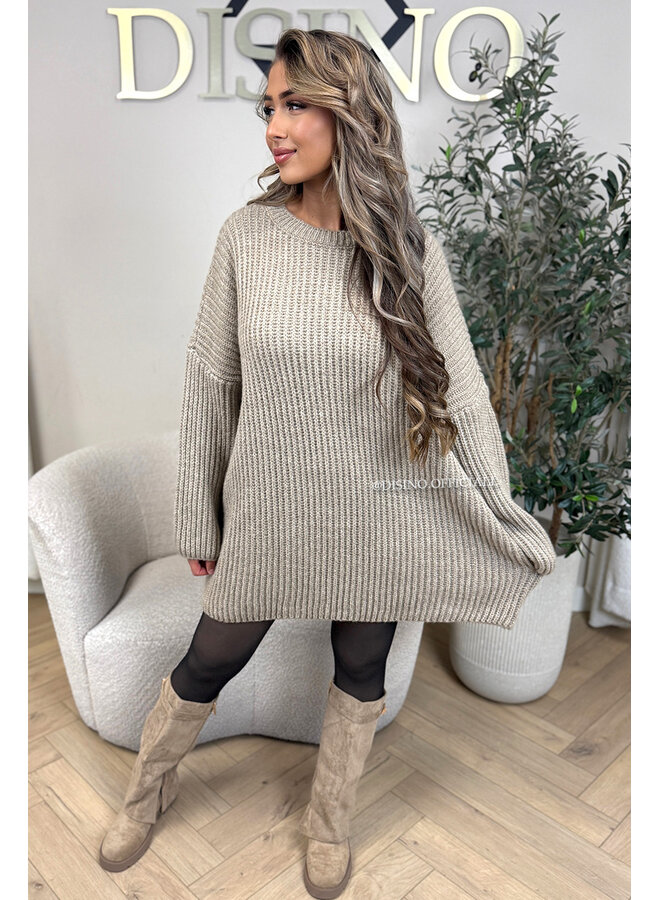 SAND - 'WENDY DRESS' - KNITTED DRESS
