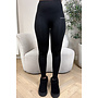 BLACK - 'FLEECE LEGGING' - SHAPING PERFECT FLEECE LEGGING
