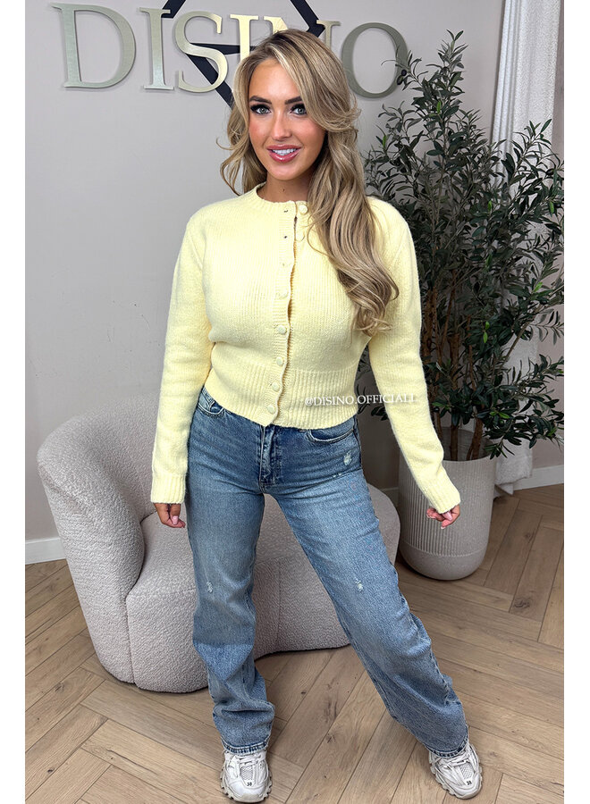 DIRTY BLUE - 'MCKENZIE' - HIGH WAIST STRETCH WIDE LEG JEANS