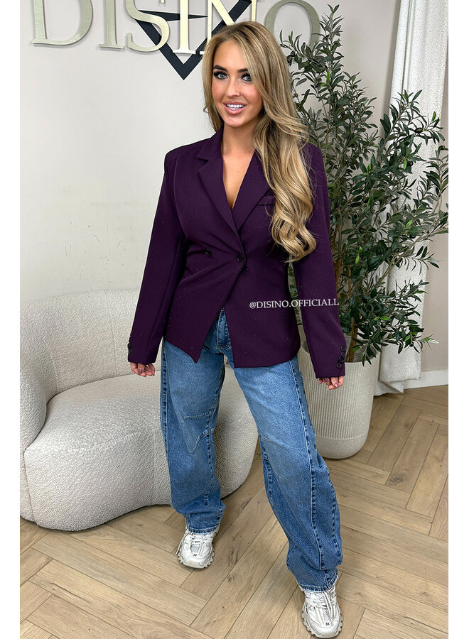 BLUE - 'JADE JEANS' - VIRAL STRETCH BALLOON LEG JEANS