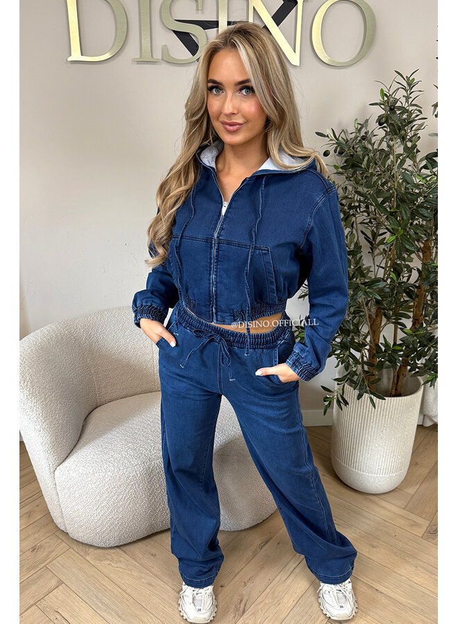 BLUE - 'CAMPBELL SET' - THE JEGGY JOGGER + VEST SET