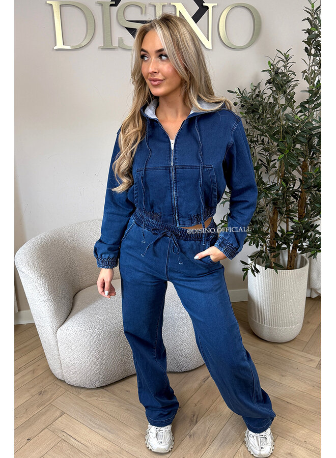 BLUE - 'CAMPBELL SET' - THE JEGGY JOGGER + VEST SET