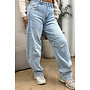 LIGHT BLUE - 'JADE JEANS' - VIRAL STRETCH BALLOON LEG JEANS