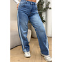 BLUE - 'TORINO JEANS' - STRETCH BALLOON LEG JEANS