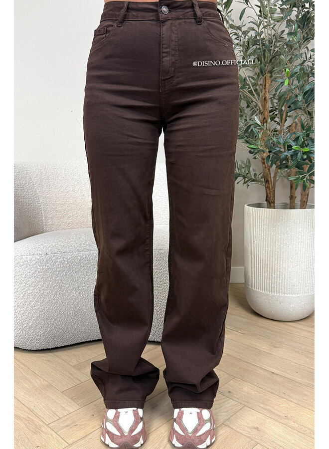 CHOCO - 'WINCHESTER' - SUPER STRETCH EXTRA LONG WIDE LEG JEANS