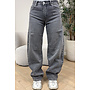GREY - 'BALLOON JEANS' - STRETCH VIRAL BALLOON LEG JEANS