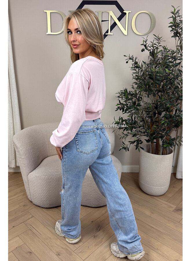 PINK - 'SNATCHED SWEATER' - PREMIUM QUALITY REDEFINED SNATCHED SWEATER TOP