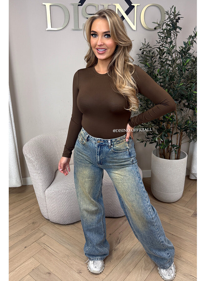 CHOCO - 'KRISTEL' - ROUND NECK PERFECT FIT BODYSUIT