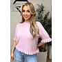 PINK - 'EMELIE KNIT' - CUTE RUFFLE KNIT