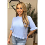 BLUE - 'EMELIE KNIT' - CUTE RUFFLE KNIT