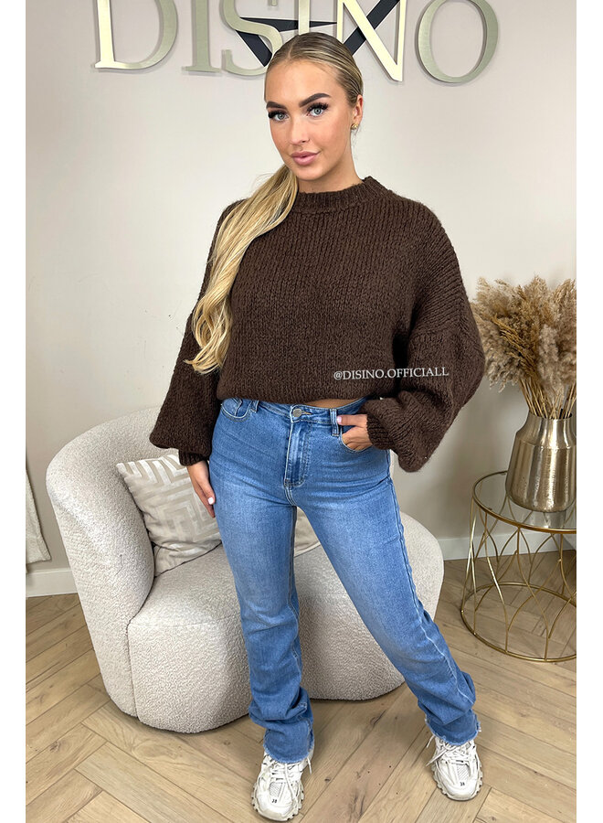 BLUE - 'BEVERLY' - EXTRA LONG SUPER STRETCH STRAIGHT LEG JEANS