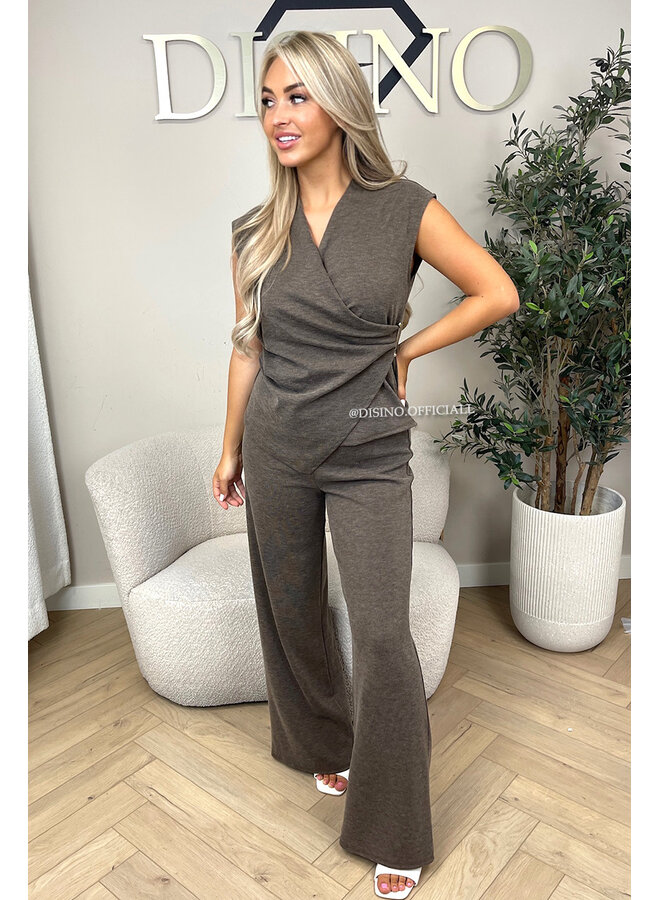 CHOCO - 'AURORA SET' - CHIQUE COMFY TOP + PANTS SET